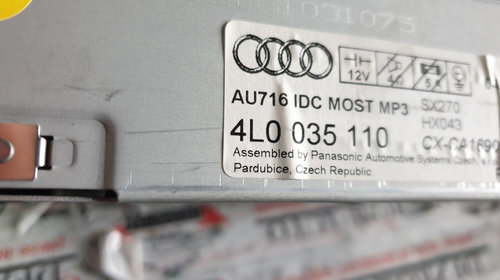 Magazie cd-uri Audi Q7 cod piesa: 4l0035