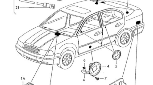 Magazie de Cd-uri Volkswagen Golf 4 2003