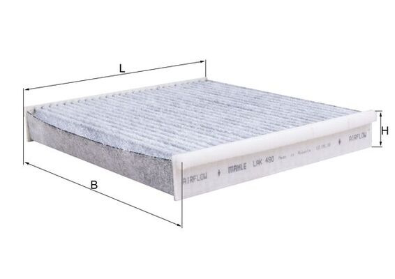 MAHLE Filtru, aer habitaclu LAK490 se po