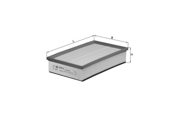 MAHLE Filtru aer LX864 se potriveste la VW TRANSPORTER T6 / CARAVELLE T6 bus (SGB, SGJ, SHB, SHJ) 2015 2016 2017 2018 2019 2020 2021 2022 2023 2024