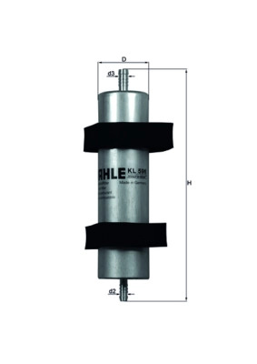 MAHLE filtru combustibil KL596 la masina AUDI A4 B9 Avant (8W5, 8WD) 2015 2016 2017 2018 2019 2020
