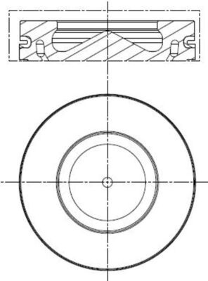 MAHLE Piston 081PI00113000 pentru masina BMW 4 Gran Coupe (F36) N47 D20 C 1995cc 200cp 147kW 2014 2015 2016 2017 2018 2019 2020