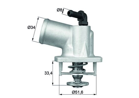 MAHLE termostat,lichid racire TI5492D compatibil cu OPEL COMBO Autoutilitara/limuzina spatioasa 2005 2006 2007 2008 2009 2010 2011