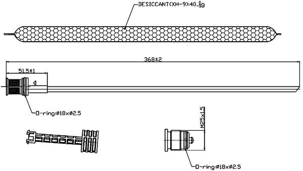 MAHLE uscator,aer conditionat AD89000S la MERCEDES-BENZ E-CLASS Cabriolet (A207) 2010 2011 2012 2013 2014 2015 2016