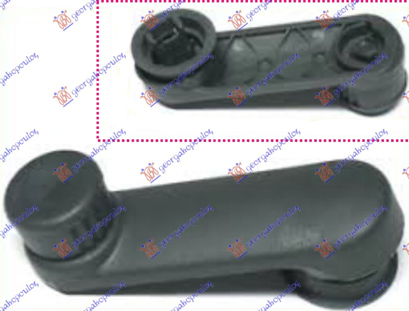 MANER DESCHIDERE GEAM, IVECO, IVECO DAILY 00-07, 074305000