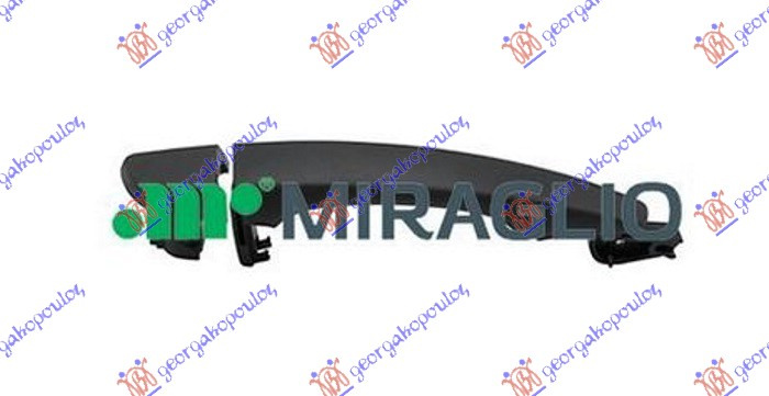 MANER EXTERIOR NEGRU FATA/SPATE DR., PEUGEOT, PEUGEOT 2008 II 23-, 633307841