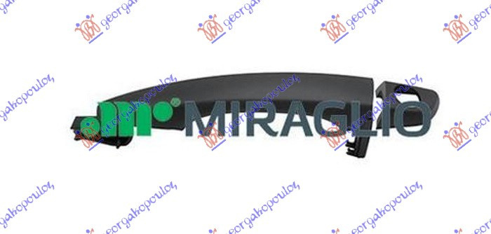 MANER EXTERIOR NEGRU USA FATA (CU ORIFICIU) Stanga., PEUGEOT, PEUGEOT 208 II 23-, 629307842