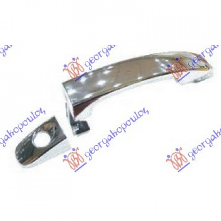 MANER EXTERIOR USA MAZDA BT-50 2013-> Maner exterior usa fata cromat stanga, 2013-> PIESA NOUA ANI 2013 2014 2015 2016 2017 2018