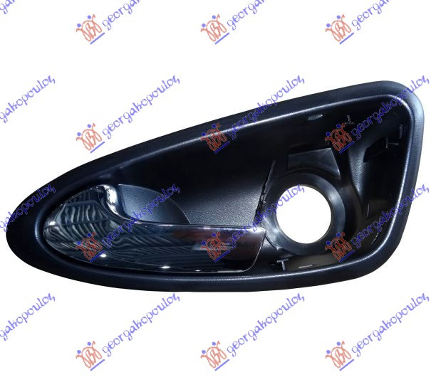 Maner interior usa fata/spate crom/negru stanga pentru Seat Ibiza 2008, 2009, 2010, 2011, 2012