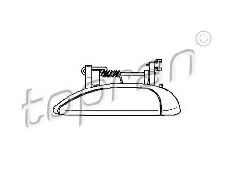 Maner usa 700 558 TOPRAN pentru Renault Megane Dacia Logan Renault Clio Renault ScEnic Renault Symbol Renault Thalia