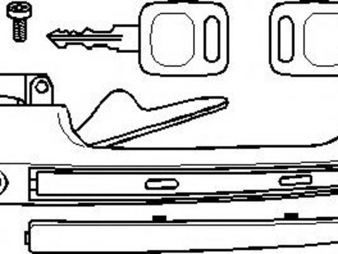 Maner usa AUDI 500 (44, 44Q, C3), AUDI 5000 combi (44, 44Q, C3) - TOPRAN 103 709