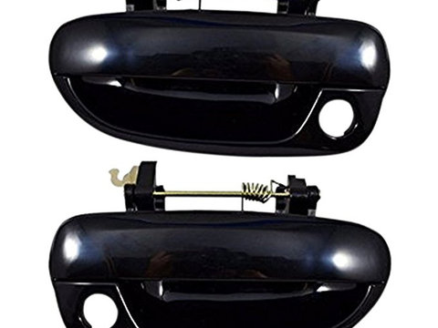 Maner usa exterior Hyundai Accent (Lc), 01.2001-08.2006, negru/lucios, usa fata partea Dreapta