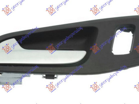 Maner Usa Fata Interior Cromata/Negru Stanga Ford Transit Connect 2013 2014 2015 2016 2017 2018 2019