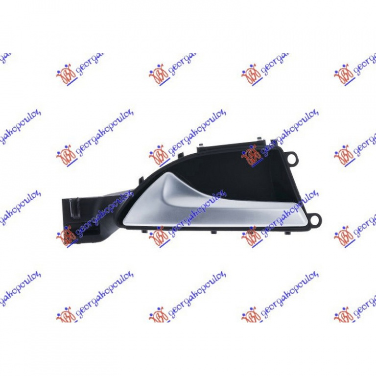 MANER USA FATA MERCEDES A-CLASS W176 2012->2018 Maner usa fata/spate interior argintiu/negru stanga PIESA NOUA ANI 2012 2013 2014 2015 2016 2017 2018