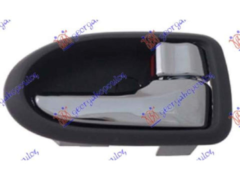 Maner usa fata/spate Interior negru/Argintiu-Mazda Mpv 03-06 pentru Mazda,Mazda Mpv 03-06