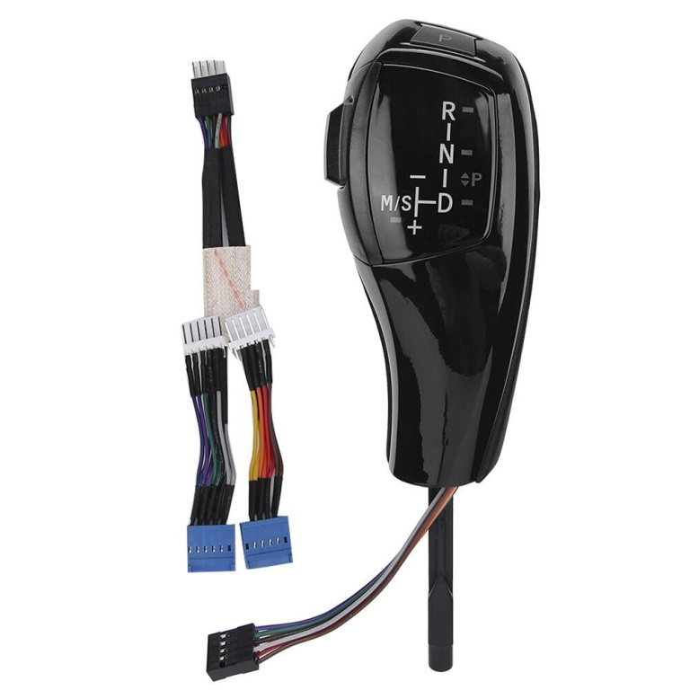 Maneta schimbator automat BMW cu LED negru AL-010322-4