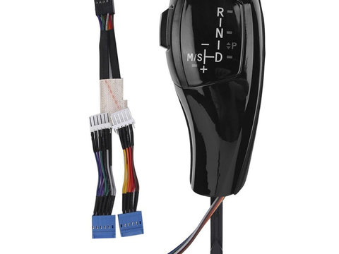 Maneta schimbator automat BMW cu LED SK001-B negru