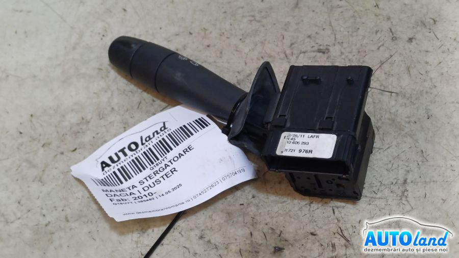 Maneta Stergator 81721976r Dacia DUSTER 2010