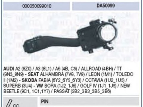 Maneta stergator semnalizare AUDI TT Roadster 8N9 MAGNETI MARELLI 000050099010