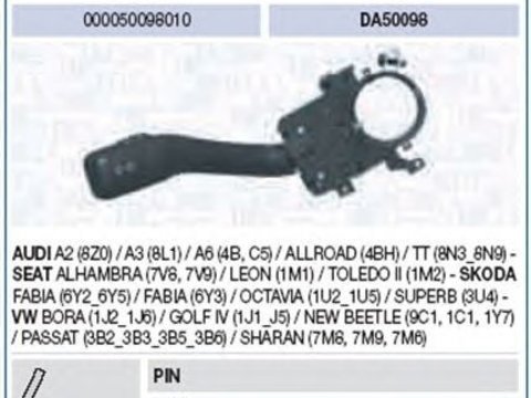 Maneta stergator semnalizare AUDI TT Roadster 8N9 MAGNETI MARELLI 000050098010