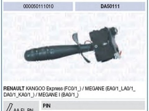 Maneta stergator semnalizare RENAULT KANGOO Express FC0 1 MAGNETI MARELLI 000050111010