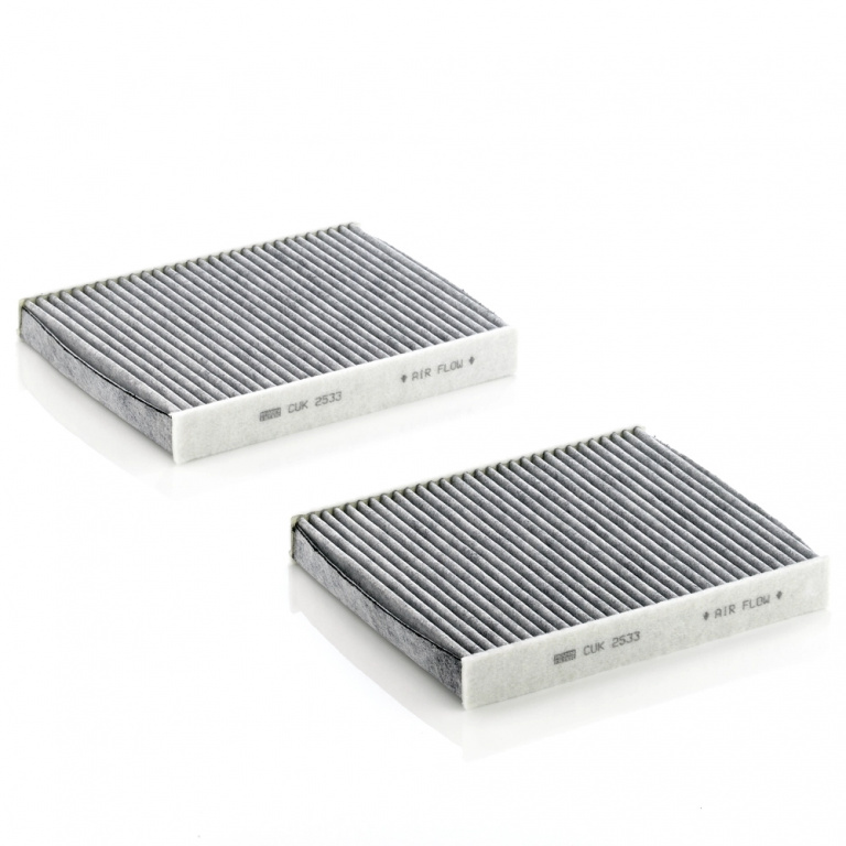 MANN-FILTER Filtru, aer habitaclu montare dedesubtul torpedoului CUK2533-2 la masina ALPINA B7 (F01, F02) 2009 2010 2011 2012 2013 2014 2015