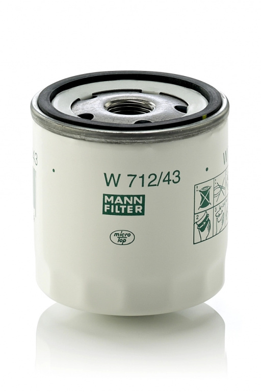 MANN-FILTER Filtru ulei W712/43 la FORD 