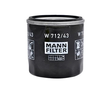MANN-FILTER Filtru ulei W712/43 model SKODA RAPID (120G, 130G, 135G) 1983 1984 1985 1986 1987 1988 1989 1990 1991