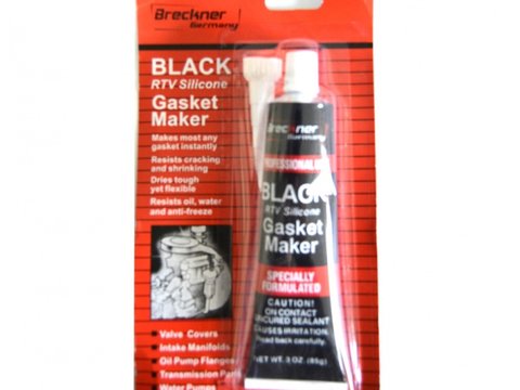 Mastic pentru garnituri negru Breckner - silicon negru 350 grade