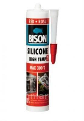 Mastic Siliconic Rosu Bison 280 Ml Temp.Inalte