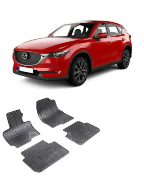 Mazda CX-5 I, Suv, fabricat din 02.2012 - 06.2017, set covorase auto dedicate, din cauciuc 100% Premium 901597-CS197