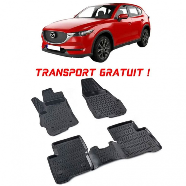 Mazda CX-5 II 2017- Set 4 covorase auto din cauciuc tip tavita premium line 3D - Transport Gratuit! 58858-UMB260-D1