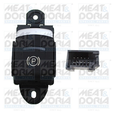 MEAT & DORIA Comutator, actionare frana de parcare montare centru 206022 se potriveste la AUDI A6 C6 Avant (4F5) 2005 2006 2007 2008 2009 2010 2011
