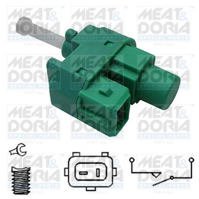MEAT & DORIA Comutator lumini frana 35027 la FORD MONDEO III (B5Y) 2000 2001 2002 2003 2004 2005 2006 2007