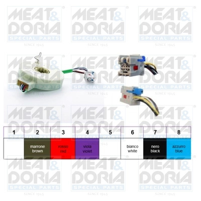 MEAT & DORIA Senzor unghi bracaj 93060 la masina LANCIA YPSILON (843_) 2003 2004 2005 2006 2007 2008 2009 2010 2011