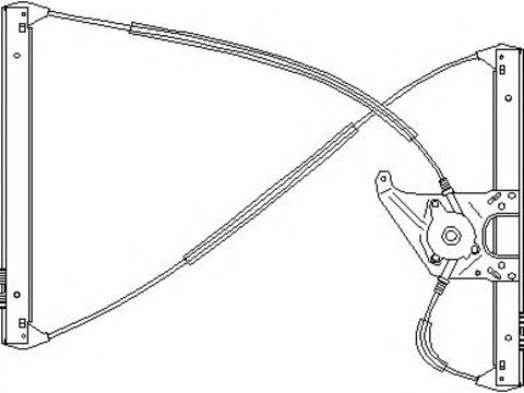 Mecanism actionare geam AUDI A3 (8L1) - TOPRAN 111 697