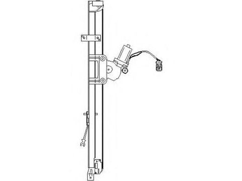 Mecanism actionare geam Citroen RELAY bus (230P), PEUGEOT BOXER bus (230P), PEUGEOT BOXER caroserie (230L) - TOPRAN 721 764