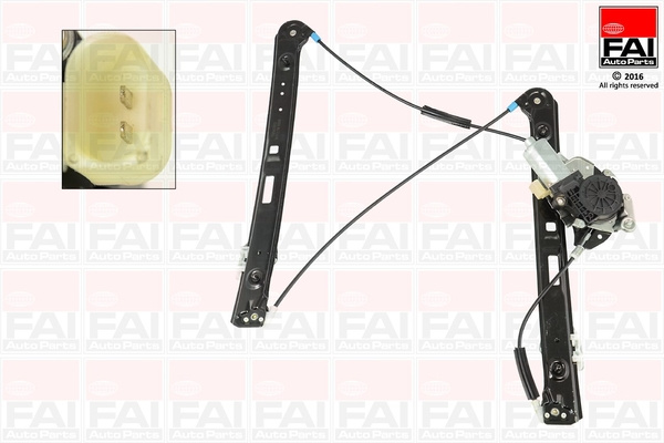 Mecanism actionare geam fata stanga (WR017M FAI) BMW