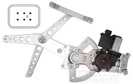 Mecanism actionare geam OPEL ZAFIRA A (F75_) - VAN WEZEL 3790261