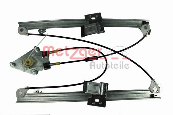 Mecanism actionare geam SEAT ALTEA (5P1), SEAT TOLEDO III (5P2), SEAT ALTEA XL (5P5, 5P8) - METZGER 2160264