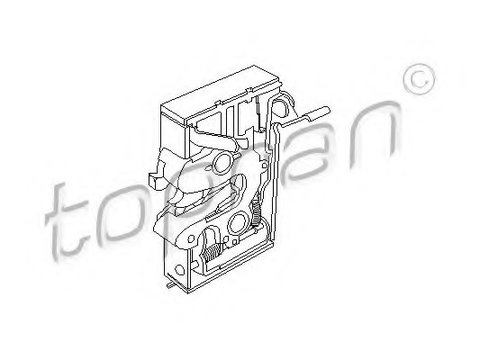 Mecanism inchidere 103 432 TOPRAN pentru Vw Golf Vw Rabbit Vw Jetta Vw Dasher Vw Passat Vw Carat Vw Corsar Vw Quantum Vw Santana