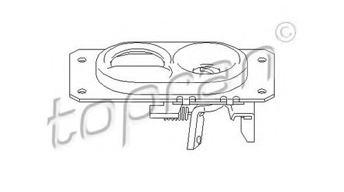 Mecanism inchidere 107 406 TOPRAN pentru