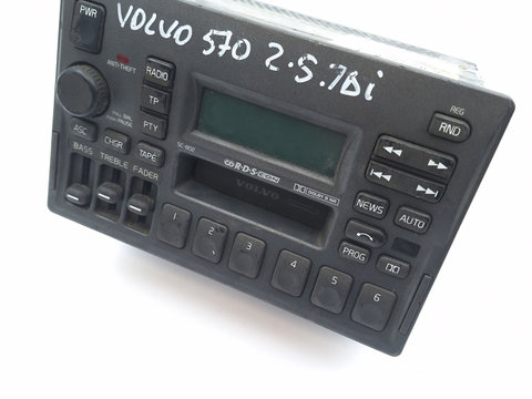 Media Player / Unitate CD / Casetofon Caseta,Radio Volvo C70 1 1998 - 2005 35339621, 3533962-1, V01720