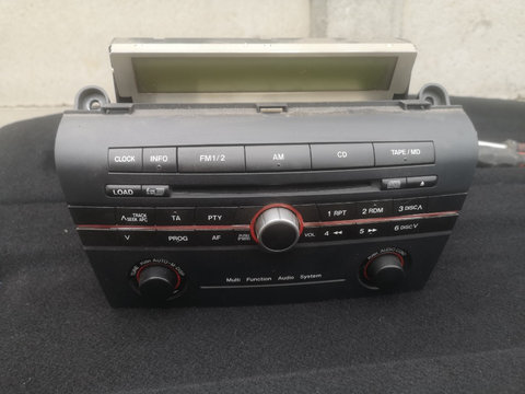 Media Player / Unitate CD / Casetofon CD Player,Radio Mazda 3 (BK) 2003 - 2009 Benzina BP4M66950A,