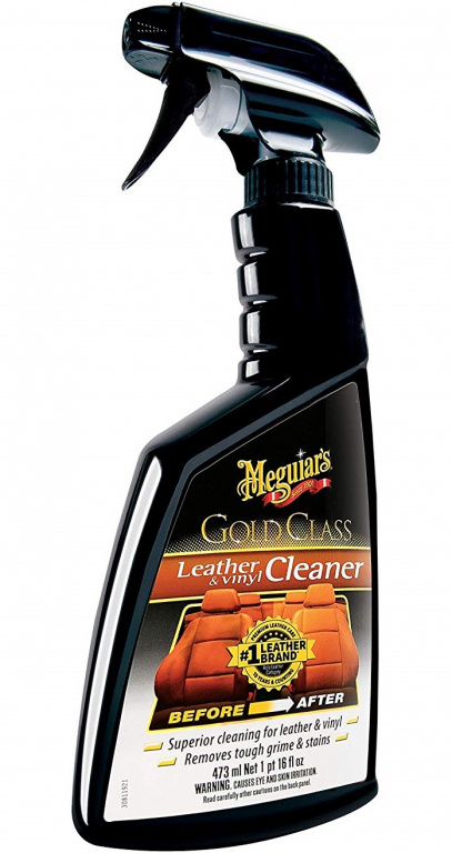 Meguiar's Gold Class Leather &amp; Vinyl Cleaner Solutie Curatare Piele Si Vinilin 473ML G18516