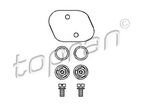 Membrana, pompa vacuum VW JETTA   (16) (1978 - 1987) TOPRAN 101 493