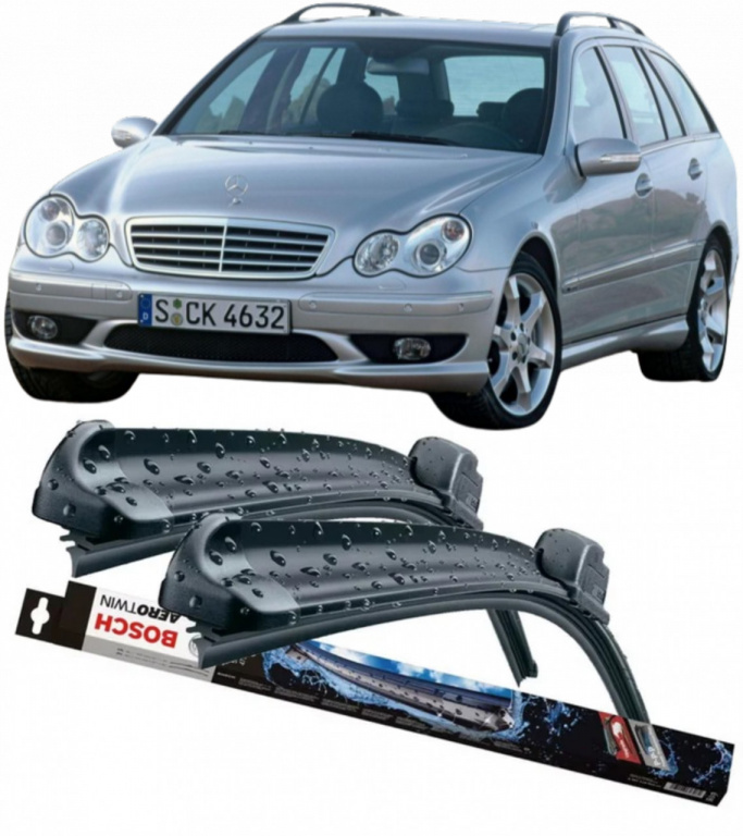 Mercedes A-Class Set 2 stergator parbriz Bosch Aer