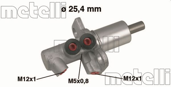 METELLI Pompa centrala, frana 05-0458 la AUDI A4 B6 Cabriolet (8H7) 2002 2003 2004 2005