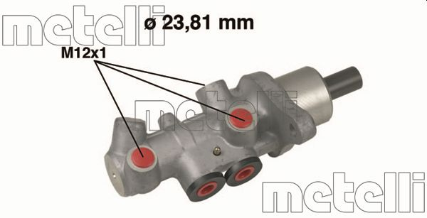 METELLI Pompa centrala, frana 05-0536 pentru VW NEW BEETLE (9C1, 1C1) 1998 1999 2000 2001 2002 2003 2004 2005 2006 2007 2008 2009 2010