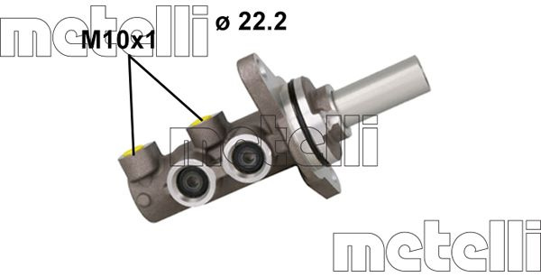 METELLI Pompa centrala, frana 05-1165 la masina TOYOTA RAV 4 IV (_A4_) 2012 2013 2014 2015 2016 2017 2018 2019
